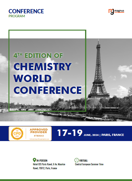 4th Edition of Chemistry World Conference | Paris, France Program